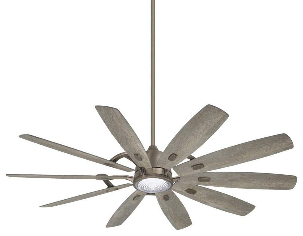Minka Aire Barn 65" LED Ceiling Fan, Burnished Nickel