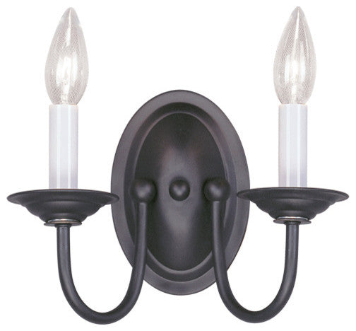 Home Basics Wall Sconce, Black