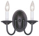 Home Basics Wall Sconce, Black