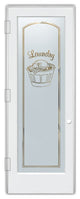 Laundry Door - Cat Nap - Primed - 36" x 96" - Knob on Right - Push Open