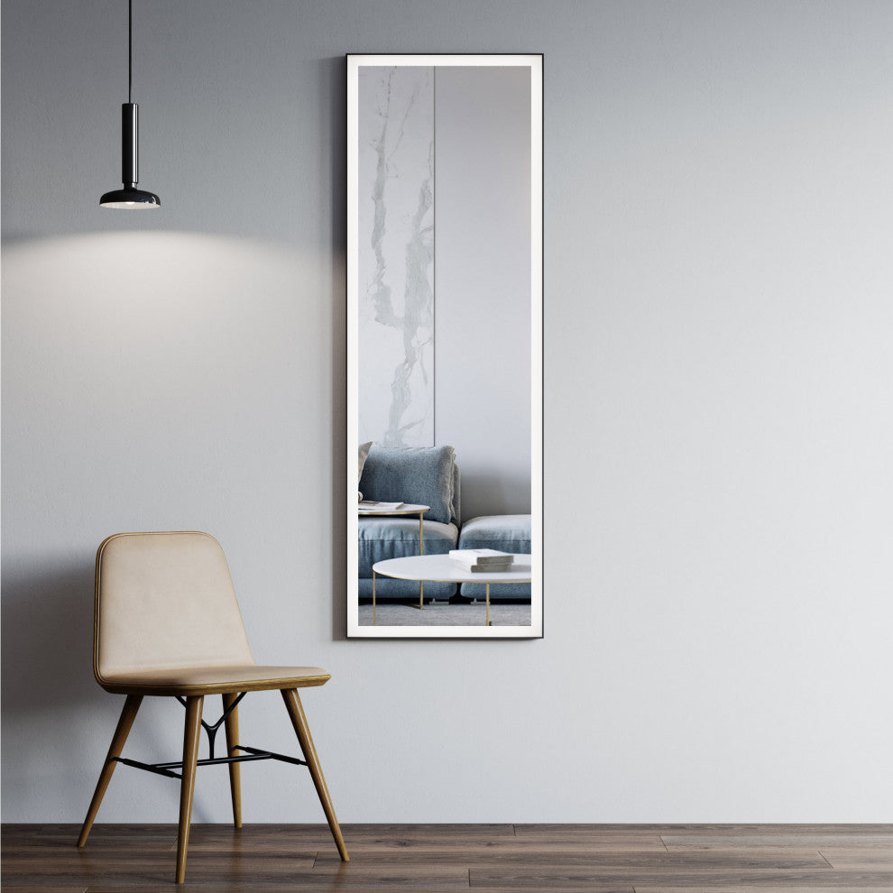 Williams LED Mirror - White, 20"w X 60"h X 1"d