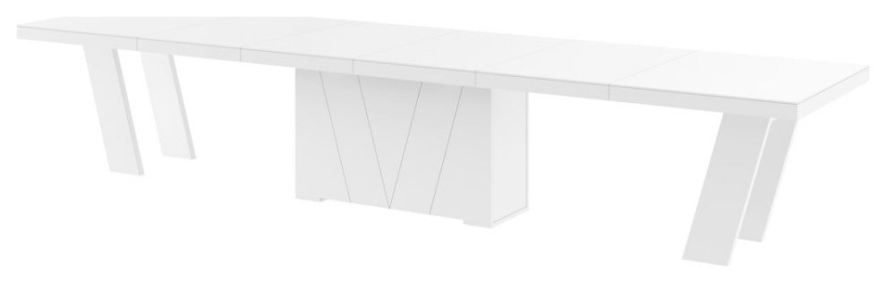 ALETA Extendable Dining Table, White