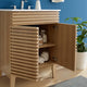 Render Bathroom Vanity Oak White