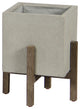 Patio 14" Wide Square Standing Pot