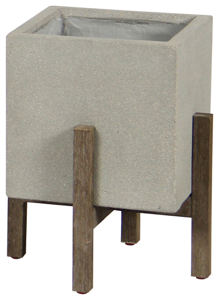 Patio 14" Wide Square Standing Pot