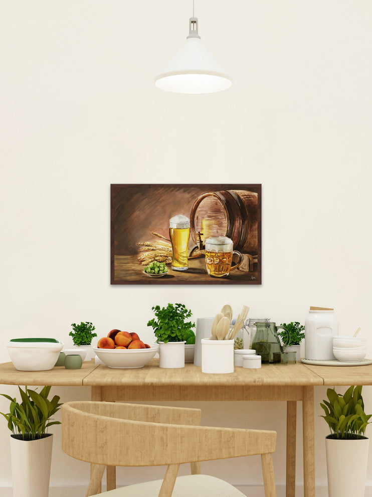 "Summer's Beauty" Framed Painting Print, 18"x12"
