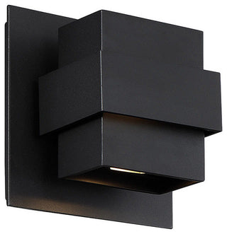 Pandora 7" LED Outdoor Wall-Light 3000K, Black