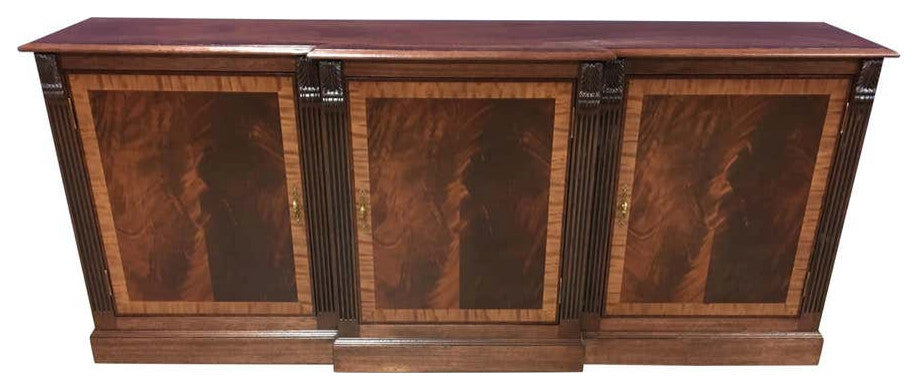 Mahogany Traditional Three Door Buffet by Leighton Hall