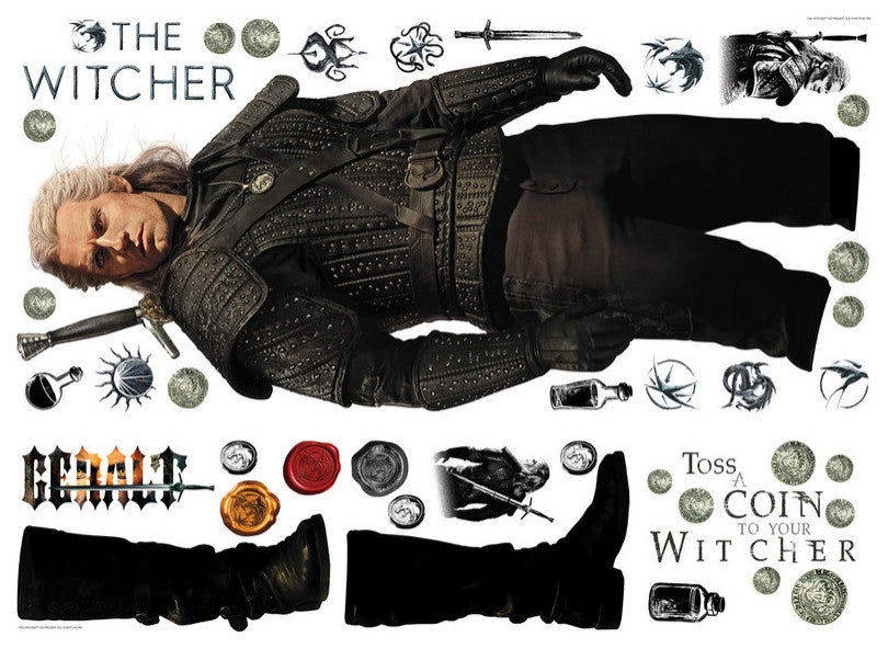 The Witcher Geralt Giant Wall Decals