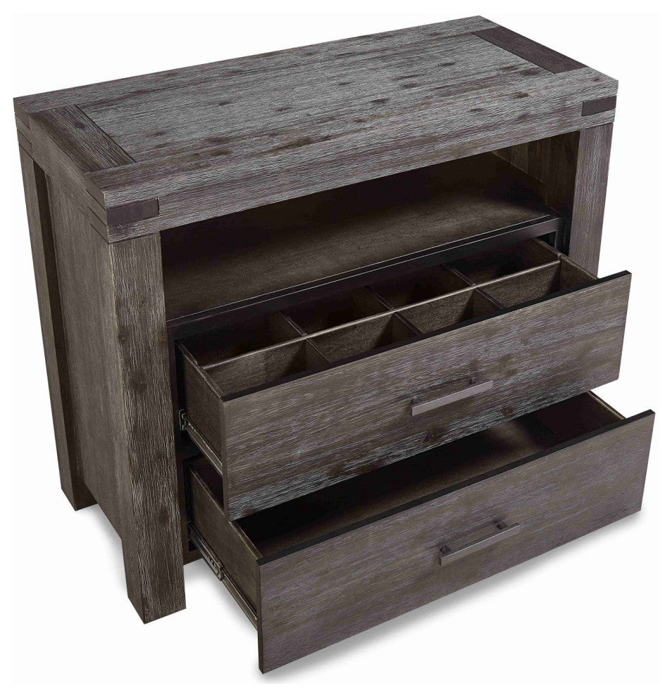 Modus Meadow 2 Drawer Media Chest, Graphite