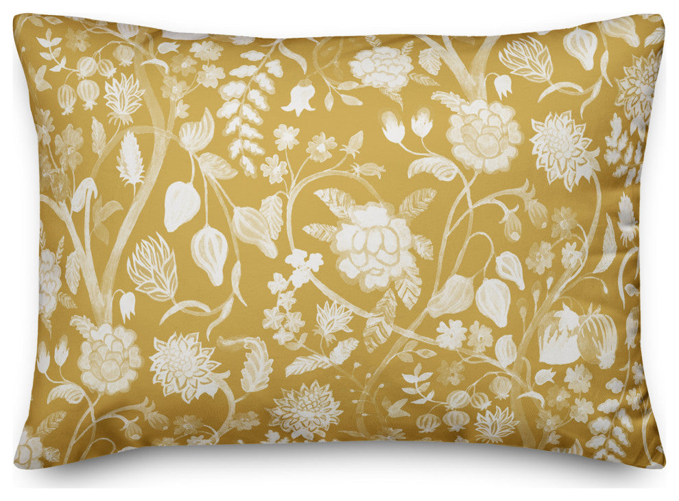 Marigold Flowers 14x20 Indoor / Outdoor Pillow