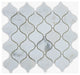 Calacatta Polished Arabesque Marble Mosaic