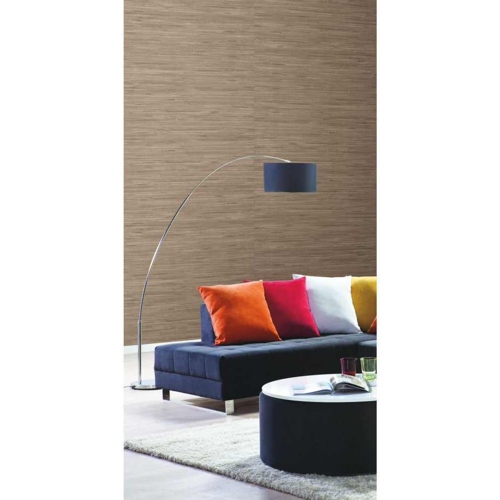 Lustrous Grasscloth Wallpaper