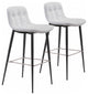 Tangiers Bar Chair, Set of 2 White