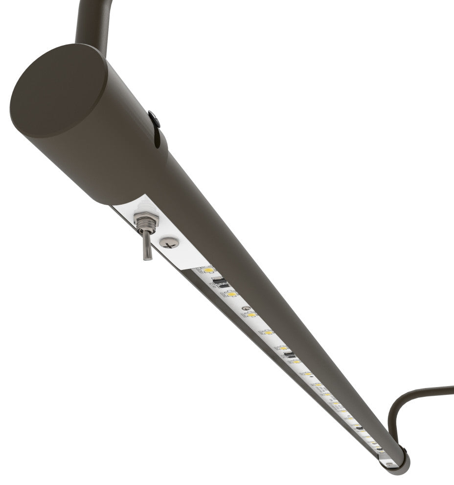 Cocoweb Slim Line LED Picture Lights, Dimmable, Plug-In, Mahogany Bronze, 21"