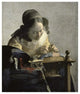 "The Lacemaker" Digital Paper Print by Johannes Vermeer, 15"x18"