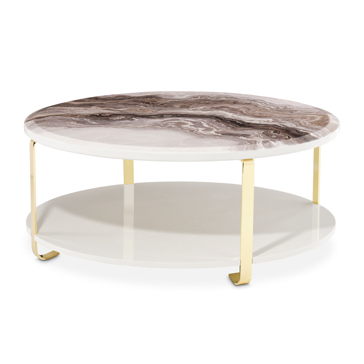 Ariana Cocktail Table, Gold