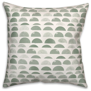 Half Circles 3 16x16 Indoor / Outdoor Pillow