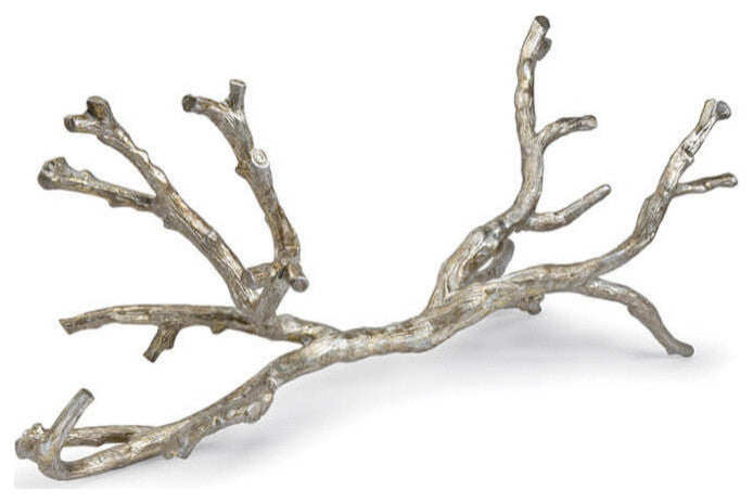 Metal Branch, Ambered Silver