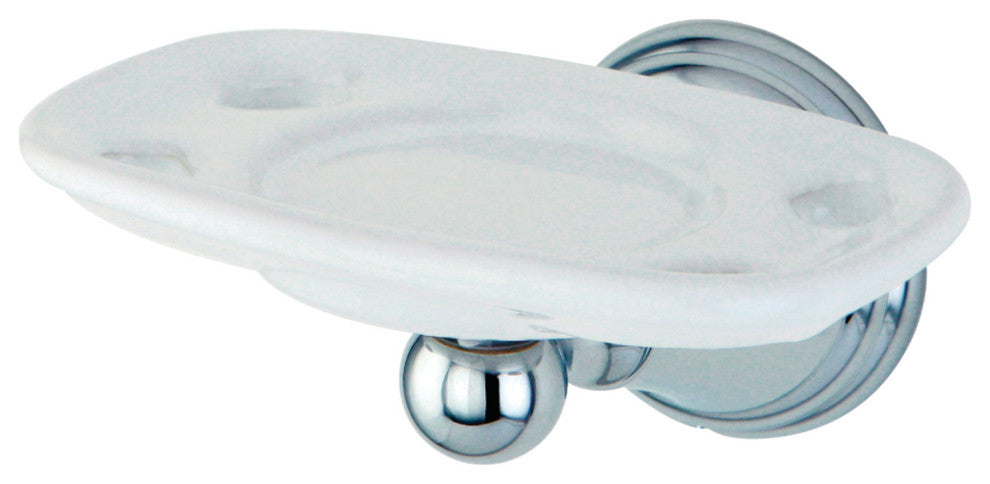 Kingston Brass Toothbrush and Tumbler Holder, Polished Chrome