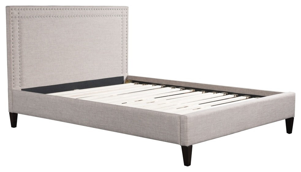 Renaissance Queen Bed Dove Gray