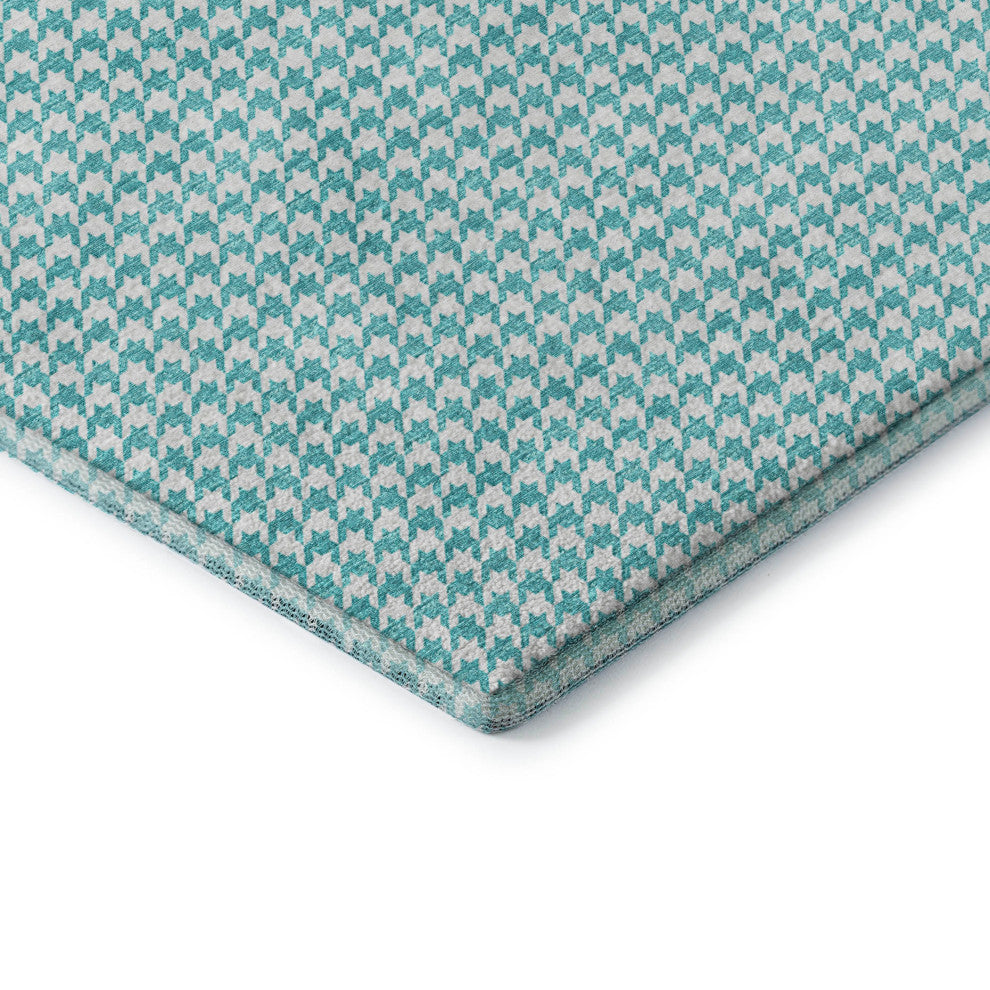 Addison Premium Washable Mayfield AMF137 Blue 3'' x 5'' Rug