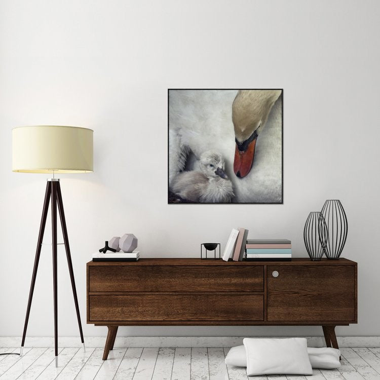 "Close To You" Framed Canvas Giclee by Piet Flour, 37x37"
