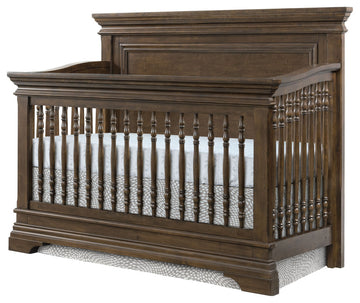 Olivia 61"W Wood Convertible Crib, Rosewood
