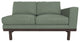 Cantor Right Arm Leather Sofa, Finish: Ebony, Leather: Juniper