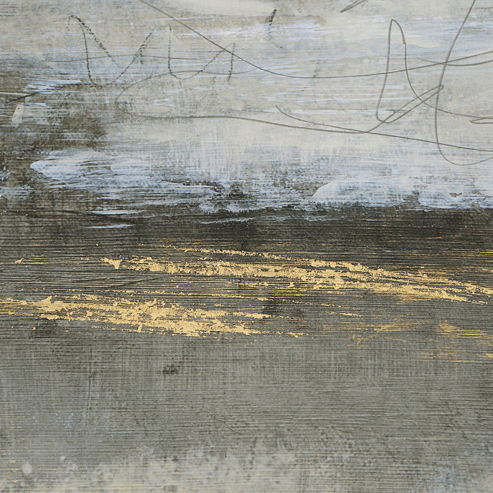 Uttermost Gilt Misty Landscape Framed print