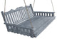 Cedar Royal English Swingbed, Gray Stain, 5 Foot