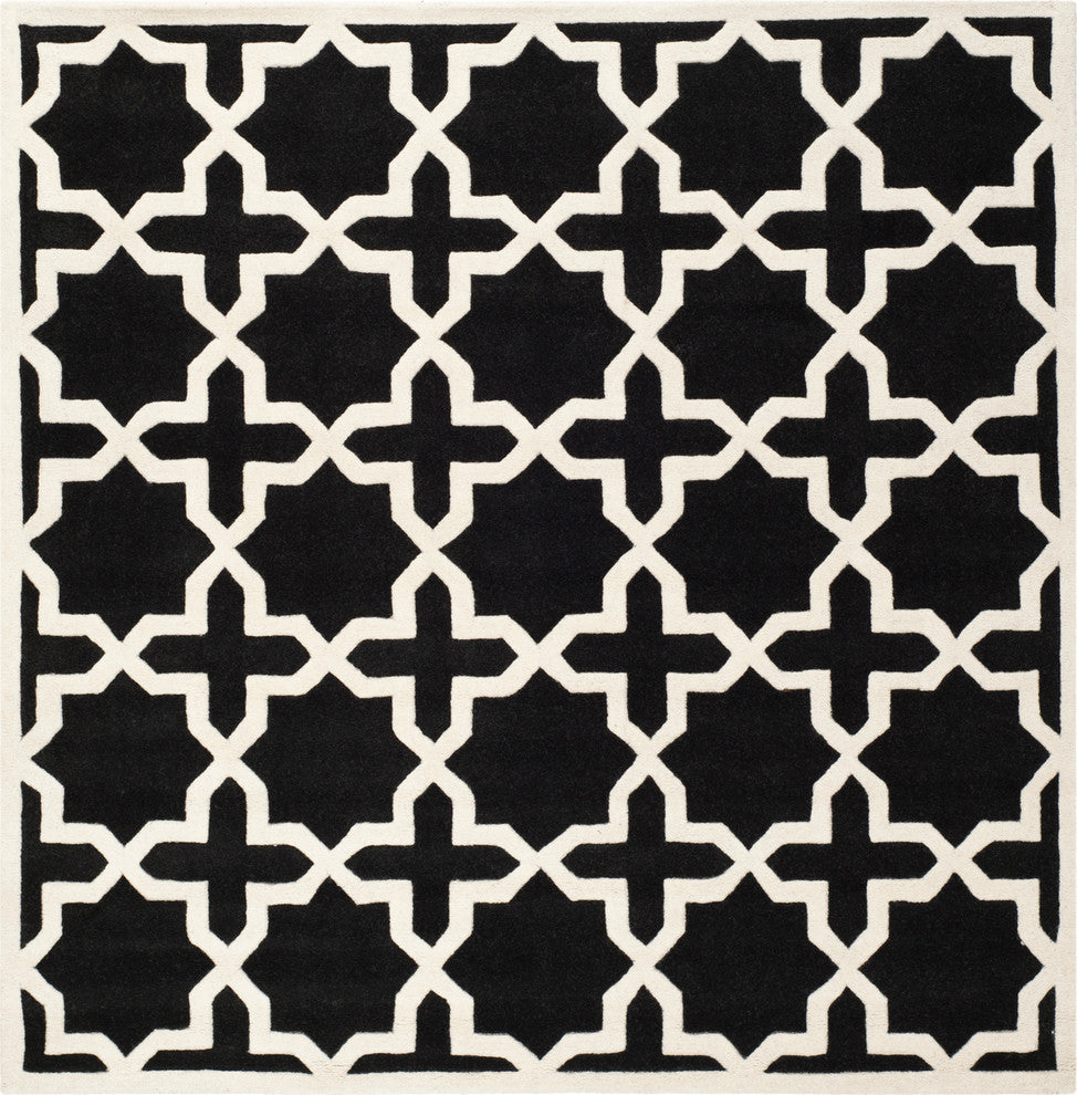Safavieh CHT732K 7' Round Black Rug
