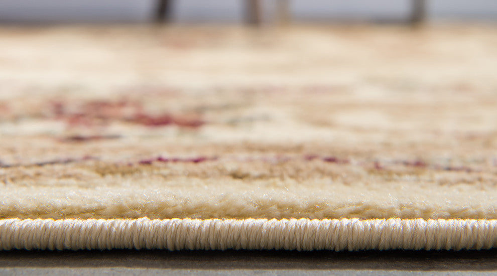 Unique Loom Cream Henry Versailles 5' 0 x 8' 0 Area Rug