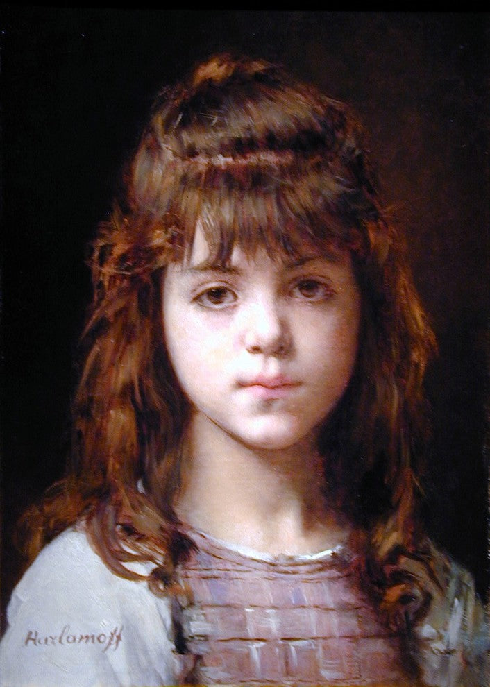 Alexei Alexeievich Harlamoff Mignon, 18"x27" Wall Decal Print