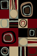Modern 5906 Rug, Black, 5'3"x7'3"