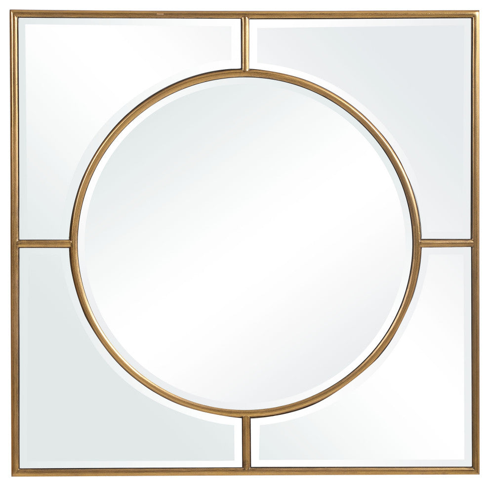 Uttermost Stanford Gold Square Mirror