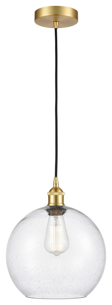 Innovations 616-1P-SG-G124-10-LED 1-Light Mini Pendant, Satin Gold