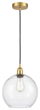 Innovations 616-1P-SG-G124-10-LED 1-Light Mini Pendant, Satin Gold
