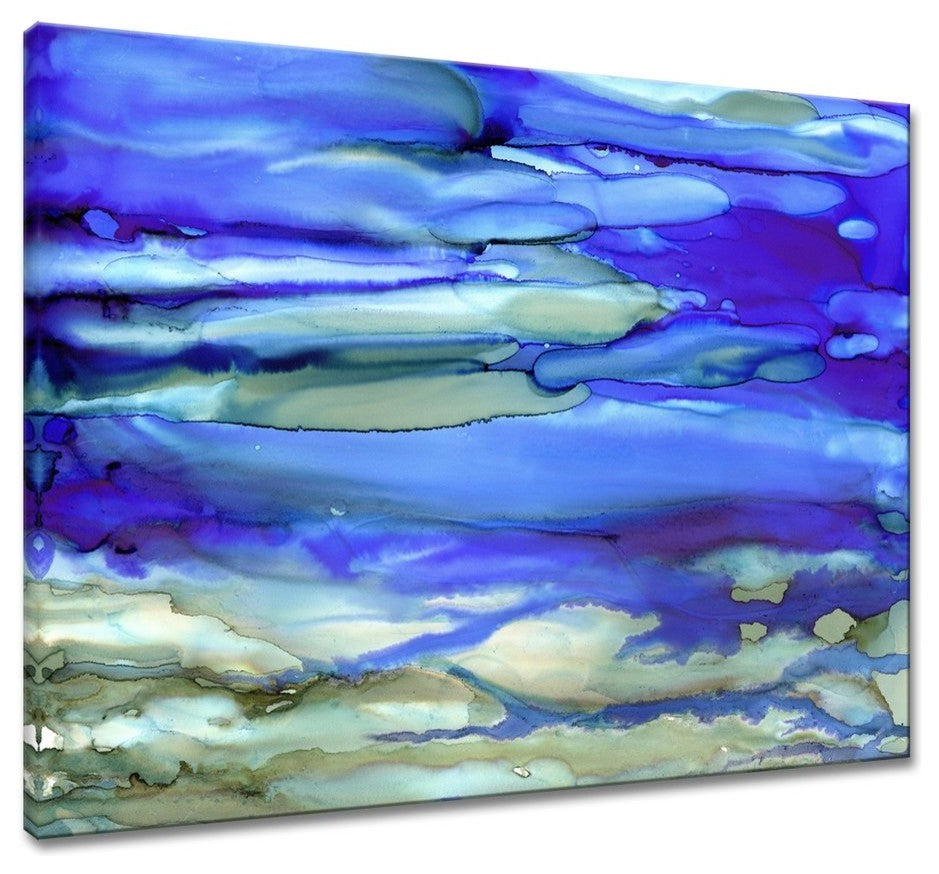 Ready2HangArt 'Ocean Blue' Canvas Wall Decor, 30"x40"