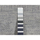 Misty Gray Grass Design 100% Wool Hand Knotted Round Oriental Rug 8' x 8'