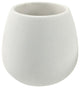 Toothbrush Holder Made From Thermoplastic Resins and Stone, White