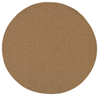 Oriental Weavers Karavia Collection Tan Solid Indoor/Outdoor Rug 5'3"X7'6"