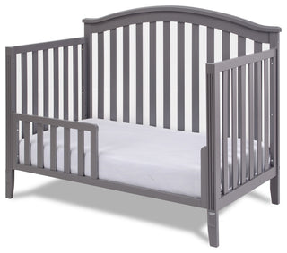 Kali 4-in-1 Convertible Crib, Gray, No Changer
