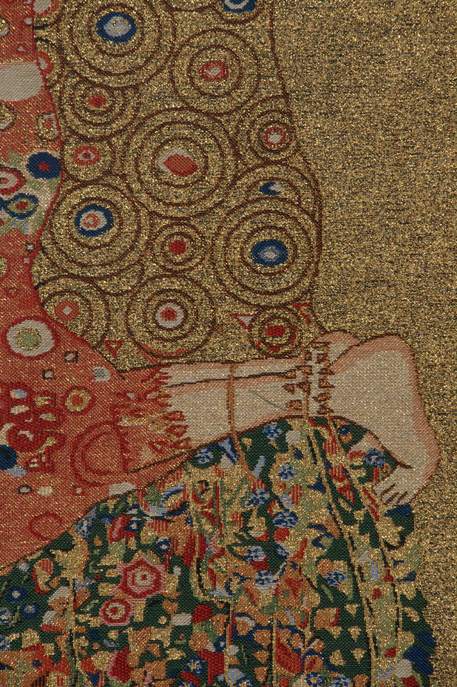Klimt's Kiss, Wall Tapestry, 33"x23"