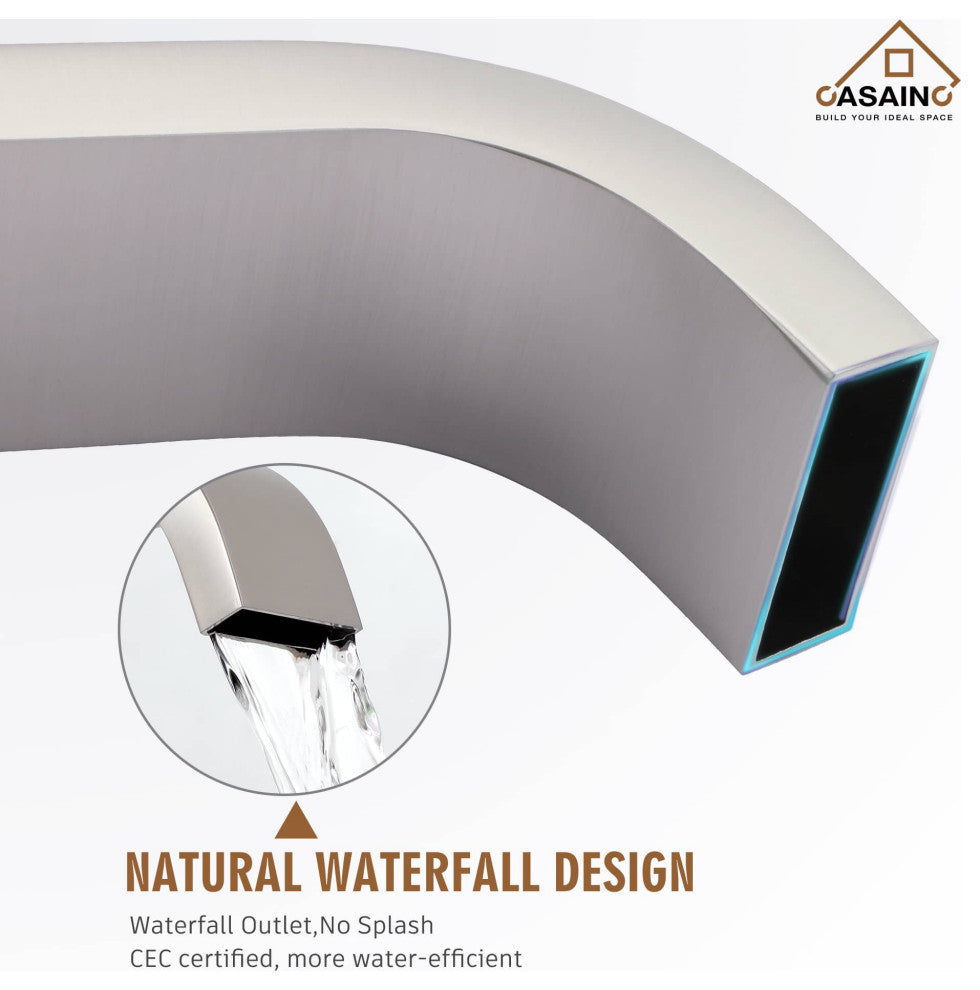 Freestanding Bathtub Faucet Tub Filler Shower Claw Foot Faucets Handheld Spout
