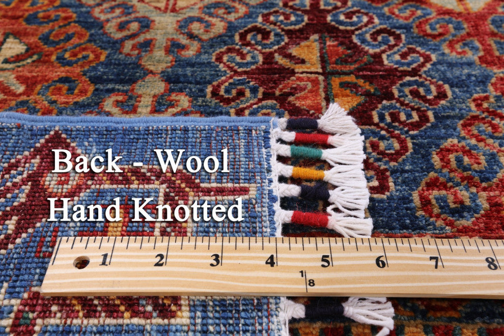 Hand Knotted Persian Tribal Gabbeh Wool Rug 8' 5" X 9' 10" Q4898