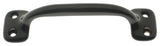 Genuine Solid Brass 4" c/c Sash Lift/Door Pull, Matte Black