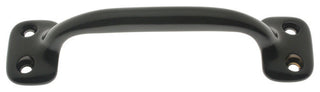 Genuine Solid Brass 4" c/c Sash Lift/Door Pull, Matte Black