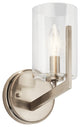 Kichler 52316 Nye 10" Tall Bathroom Sconce - Classic Pewter