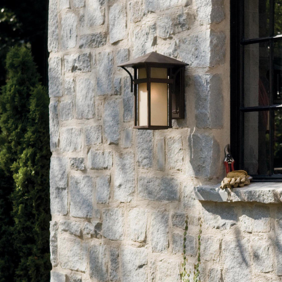 Hinkley Harbor Medium Wall Mount Lantern, Anchor Bronze